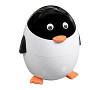 Penguin Trash Can - Back Waste Bin, Organizzatore per camera da letto | Cartoon Penguin Bin con design del coperchio, contenitore della spazzatura per decorativi per vivaio e spazio