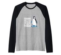 Penguins Can't Fly I Can't Fly So I'm a Penguin ----- Maglia con Maniche Raglan