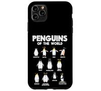Penguins Of The World, simpatico amante degli animali, per uomini, donne, bambini, giovani Custodia per iPhone 11 Pro Max