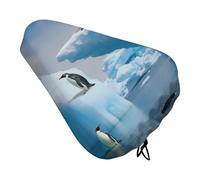 Penguins On The Iceberg - Coprisedile per bicicletta con coulisse, impermeabile, protegge dal sole e dalla polvere, unisex, per mountain bike
