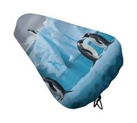 Penguins On The Iceberg - Coprisedile per bicicletta, extra morbido e confortevole, protezione da pioggia e sole, copertura resistente antipolvere per mountain bike da città