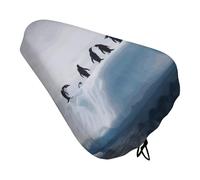 Penguins on the Iceberg - Coprisedile per bicicletta, extra morbido e confortevole, protezione da pioggia e sole, copertura resistente antipolvere per mountain bike da città