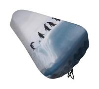 Penguins on the Iceberg - Coprisedile per bicicletta, unisex, idrorepellente, regolabile, per ciclismo all'aperto