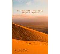 PENGURA SAND DUNES: Stay grounded, stay growing - a motivational notebook for everyday reflection, 6X9 inches 150pages