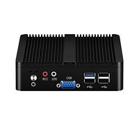 PENGY Ricambio PC Ventilatore 1900 -Cores 2.0GHz 2X RS232 2X LAN Embedded IoT Industrial Computer 8G RAM 128G SSD WiF, EU Plug