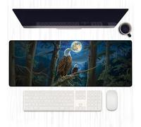 PENGYVV Tappetino per mouse da gioco 30,5 x 80 cm colorato pulcino colori arcobaleno pollo computer portatile tappetino per mouse robusto bordi cuciti tastiera da ufficio s per la decorazione