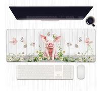 PENGYVV Tappetino per mouse da gioco 30,5 x 80 cm colorato pulcino colori arcobaleno pollo computer portatile tappetino per mouse robusto bordi cuciti tastiera da ufficio s per la decorazione