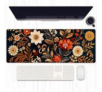 PENGYVV Tappetino per mouse da gioco, 30,5 x 80 cm, design carino panda in bambù giungla, tappetino per mouse per computer portatile con bordi cuciti per tastiera da ufficio per la casa decorazione