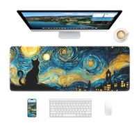 PENGYVV Tappetino per mouse da gioco 30,5 x 80 cm e grande tappetino per mouse per ufficio, casa, lavoro, ladro di tombe esteso grande base antiscivolo tappetino da scrivania