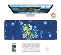 PENGYVV Tappetino per mouse da gioco 30,5 x 80 cm e grande tappetino per mouse per ufficio, casa, lavoro, ladro di tombe esteso grande base antiscivolo tappetino da scrivania