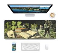 PENGYVV Tappetino per mouse da gioco 30,5 x 80 cm e grande tappetino per mouse per ufficio, casa, lavoro, ladro di tombe esteso grande base antiscivolo tappetino da scrivania