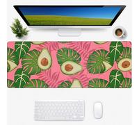 PENGYVV Tappetino per mouse da gioco, 30,5 x 80 cm, motivo: balena assassina, per computer portatile, tastiera, ufficio, scuola, casa, accessori decorativi, ampia base antiscivolo, tappetino da