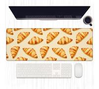 PENGYVV Tappetino per mouse da gioco, 30,5 x 80 cm, motivo: pastore tedesco patriottico, tappetino per mouse per computer portatile, bordi cuciti per ufficio, tastiera per la casa, decorazione