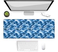 PENGYVV Tappetino per mouse da gioco, 30,5 x 80 cm, motivo: procione, per computer, laptop, ufficio, scuola, accessori per la casa, decorazione, ampia base antiscivolo, tappetino da scrivania