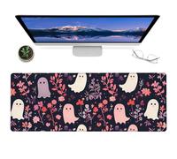 PENGYVV Tappetino per mouse da gioco, 30,5 x 80 cm, motivo: teschi, tappetino per tastiera per ufficio e casa, ampia base antiscivolo