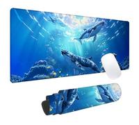 PENGYVV Tappetino per mouse da gioco 30,5 x 80 cm Parigi Nightscape Office Cool Estetic s per computer portatile tastiera scuola casa top gamer accessori per la casa decorazione estesa grande base
