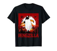 Pengzilla - Uccello Acquatico Amante dei Pinguini Maglietta