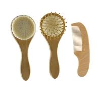 PENIKOKO 1 set Spazzola e Pettine per Massaggiatore Accessori per La Dei Dei Ragazza Colore Giallo Strumenti per Lavaggio Della e Districante per La Sensibile