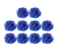 PENIKOKO 10 Pezzi Pompon di Carta Decorativo Blu Navy Resistente allo Sbiadimento e Leggero per Feste di Compleanno e Addii al Nubilato