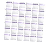 PENIKOKO 100 pezzi Sacchetti Organza con Coulisse Set Buste Regalo per Gioielli Bomboniere e Feste