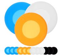 PENIKOKO 16 pezzi Copertine Protettive in Silicone per Fonendoscopio Monouso Copertura Testa e Morbida Arancione Blu Nero Bianco per Dispositivo Medico