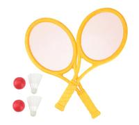 PENIKOKO 2 Completo Racchette Tennis e Badminton per Kit Sportivo Outdoor in Abs per Genitori e Principianti Include Badminton Colore Casuale Colore Casuale