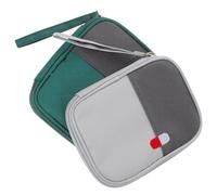 PENIKOKO 2 pezzi Borsa Medicinali Portatile in Oxford Mini Kit Stoccaggio Medicina Resistente e Leggero per Viaggio Casa Outdoor Organizer Salvaspazio per Farmaci e Pronto Soccorso