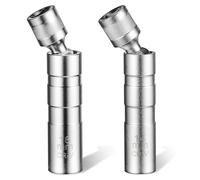 PENIKOKO 2 pezzi Chiave Candela Magnetica in Acciaio e Strumento per Svitacandele Auto e Moto Resistente e Facile da Usare