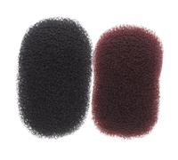 PENIKOKO 2 Pezzi Clip Volumizzanti per Capelli Donna Marrone e Nero Inserti Spugna Leggeri per Volume Naturale e Styling Rapido Accessori Invisibili per Ciuffi e Radici