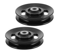 PENIKOKO 2 Pezzi di Pulegge per Cavi Palestra Lega di Alluminio Puleggia per Fitness Cuscinetto Puleggia per Cavi da Palestra 88 Mm Cuscinetto