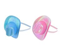 PENIKOKO 2 Pezzi Fascia Per Cappello Da Cowboy Laser Fasce Per Capelli Per Ragazze Cappello Da Costume Da Donna Accessorio a Tema Chiesa Del Carnevale