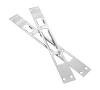 PENIKOKO 2 Pezzi Piastra Serratura Porta in Acciaio per Installazione Deadbolt Copertura per Punti Deboli Facile Montaggio e Resistenza