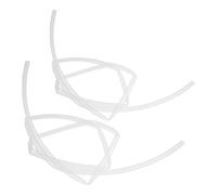 PENIKOKO 2 Pezzi Tubo Termorestringente Trasparente per Terminali Lacci Scarpe, Guaina Protettiva 5mm, Accessorio Riparazione Lacci per Scarpe Sportive e Casual, Estremità