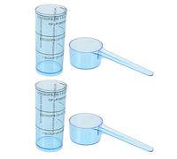 PENIKOKO 2 Set Set di Misurini Dentali in Plastico Scala Accurata e Resistenza Chimica per Laboratorio Silicone, Utensili Professionali per Dosaggio Preciso in Ambito Dentale