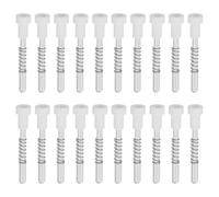 PENIKOKO 20 Pezzi 20 Pezzi Chiavistelli per Zanzariera con Perno Stantuffo a Molla in Metallo, Aste di Chiusura a Molla per Finestre, Parti di Ricambio per Zanzariere per Casa e Hotel,