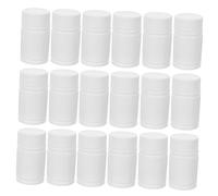 PENIKOKO 24 Bottiglie Hdpe Contenitori Compatti per Pillole con Tappo Ermetico Antileak Portapillole Portatile per Viaggio e Uso Sanitari