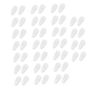 PENIKOKO 25 paia Gommini Nasali in Silicone Morbido Antiscivolo per Occhiali Cuscinetti Naselli con Airbag Supporto Confortevole e Resistente per Ridurre Pressione e Segni Sul Naso