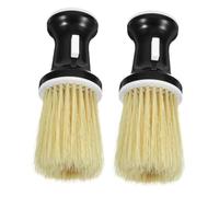 PENIKOKO 2pezzi Spazzola Spolverino Per Capelli Con Testina Rimovibile Per Salone e Applicazione Di Polvere Per Pulire Capelli Sciolti e Massaggiare Capelluto Casa