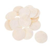 PENIKOKO 30 Pezzi Dischetti Esfolianti per Viso in Luffa Naturale 30 Pezzi, Spugna Esfoliante Delicata per Pulizia Profonda e Rimozione Trucco, Accessori Viso per Uso Quotidiano e Viaggi