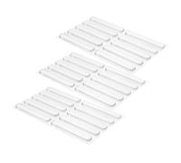 PENIKOKO 30 pezzi Paracolpi Trasparenti in Silicone per Sportelli Armadio e Mobili Ammortizzatori Protettivi Antiscivolo per Vetri Legno e Metallo Gommini Flessibili e Resistenti per Porte