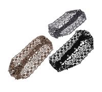 PENIKOKO 3pezzi Capelli in Pizzo Impreziosito da Perle Accessorio per Testa Elegantper Donna per Coprire i Capelli Grigi per Eventi Formali