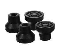PENIKOKO 4 pezzi Gommini Antiscivolo per Stampelle in Gomma Durevole Punte per Bastoni da Passeggio e Trekking Ricambi Resistenti all Usura per Stabilità ed Assorbimento Urti