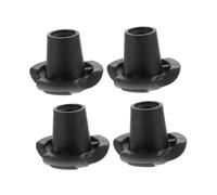 PENIKOKO 4 pezzi Gommini Antiscivolo per Stampelle in Gomma e Metallo Puntali Ortopedici Resistenti per Strade Cementate e Scivolose Supporto Stabile per Anziani e Pazienti