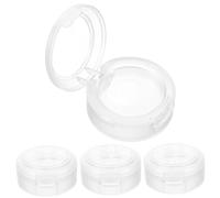 PENIKOKO 4 pezzi Palette Vuota per Ombretti Cialde Compatte in Plastica Resistenti e Riutilizzabili Contenitori per Ombretti Opachi e Glitter Portatile per Viaggio e Trucco Quotidiano