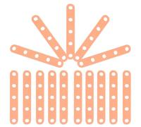 PENIKOKO 40 Pezzi Fasce Elastiche in Silicone per Bigodini da Donna 40 Pezzi, Resistenti Alte Temperature, Fasce Colorate Arancioni per Permanente e Styling Chioma Naturali in Salone e Casa