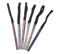 PENIKOKO 6 Cerchietti per Chioma da Donna Strass Glitterati, Fasce Elastiche Antiscivolo, Leggere e Colorate, per Sport, Feste e Uso Quotidiano