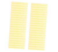 PENIKOKO 60 pezzi Spugnette Compresse per Pulizia Stick Portatile Assorbenti e Resistenti per Rimozione e della Colore Giallo