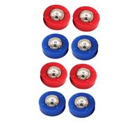 PENIKOKO 8 Accessori per Calcio Balilla Tavolo in Acciaio e Plastica Pucks Scorrevoli Colorati per Tavolo Resistenti e Leggeri per Partite Shuffleboard e Biliardino