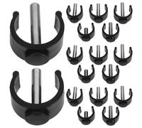 PENIKOKO Accessori per Deambulatori e Stampelle Morsetto a C Regolabile 22/25/28 Mm, Set 20 Pezzi Cuscinetti di Ricambio e Punta per Bastone da Passeggio, Compatibile per Uso Quotidiano