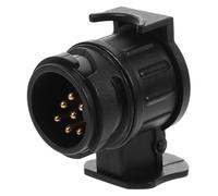 PENIKOKO Adattatore Presa Trailer Pin Pin Connettore Elettrico Rimorchio in Plastica e Rame Protezione Sovraccarico Facile Installazione per Veicoli e Caravan